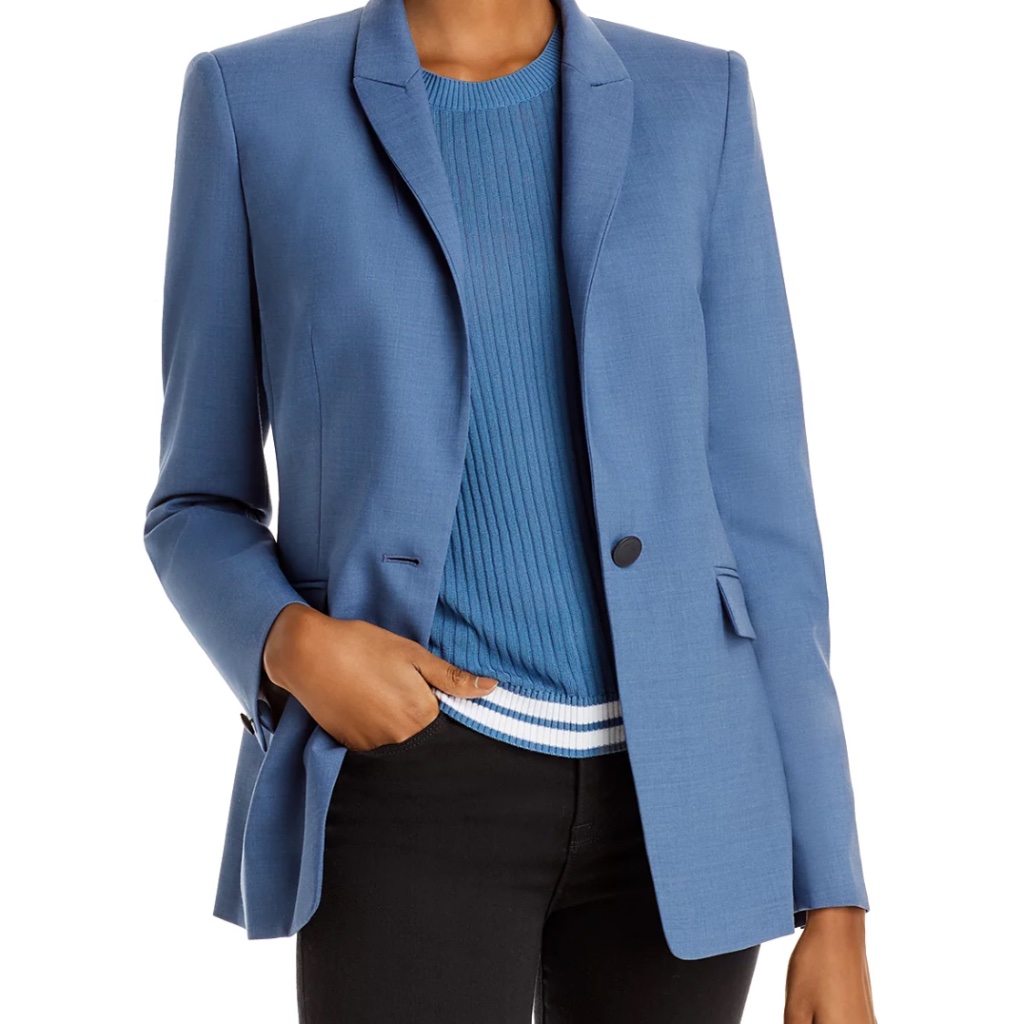 Rag And Bone Hazel Blue Blazer